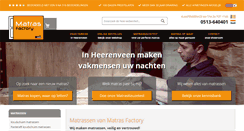Desktop Screenshot of matrasfactory.nl